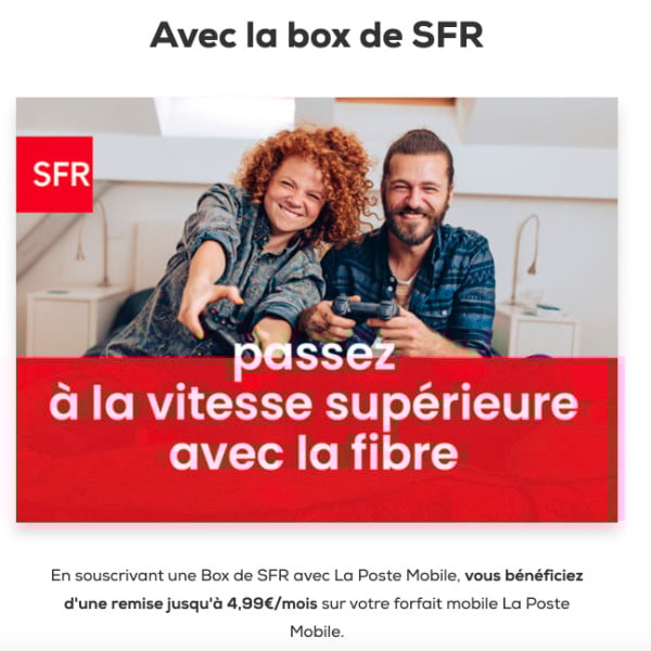 La Poste Mobile Box Internet SFR